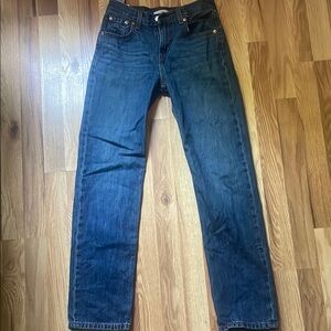 Levi's Dark Wash Low Pro Jeans